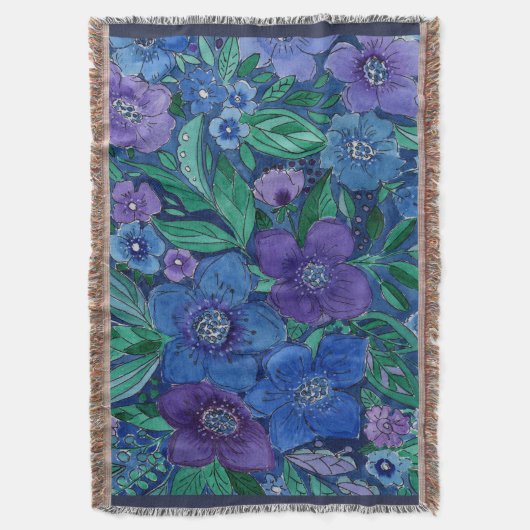 Couverture Aquarelle, jardin fleuri (devant Vertical)