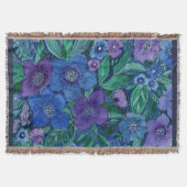 Couverture Aquarelle, jardin fleuri (Devant)