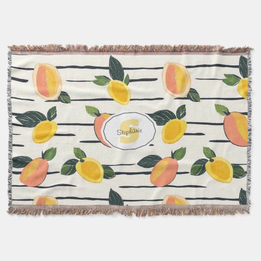 Couverture Aquarelle Mango Motif avec Feuilles verts (2) (Devant)