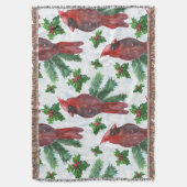 Couverture aquarelle Oiseau cardinal rouge (devant Vertical)