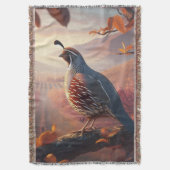 Couverture Aquarelle originale California Quail Bird (devant Vertical)