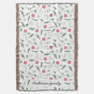 Couverture aquarelle pastel monogramme de vacances