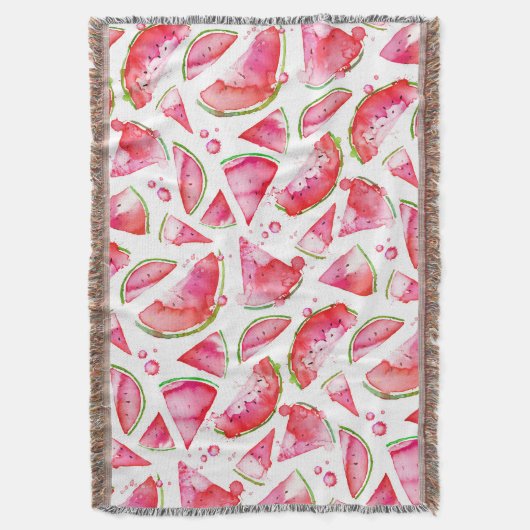 Couverture Aquarelle pastèque 1 (devant Vertical)