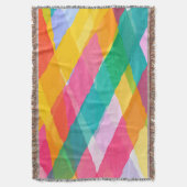 Couverture Aquarelle rayures motifs 1 (devant Vertical)