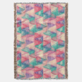 Couverture Aquarelle Triangle Motif + vos idées (devant Vertical)