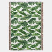 Couverture Aquarelle Tropical Greenery Motif Feuille (devant Vertical)