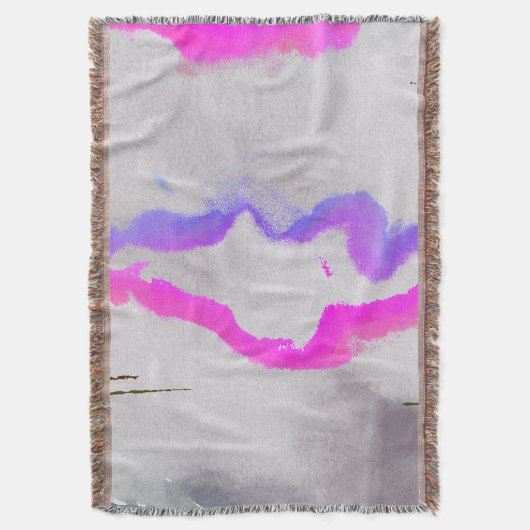 Couverture Aquarelle violet et rose Abstrait (devant Vertical)