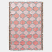 Couverture Arabesque mauresque (rose, corail, gris) (devant Vertical)