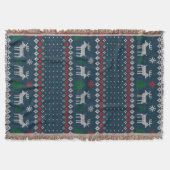 Couverture Arbre décoratif de sapin de cerf de Noël (Devant)