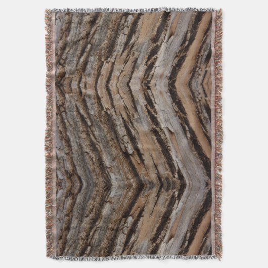 Couverture Arbre écorce I Abstrait naturel texturé (devant Vertical)