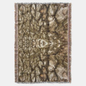 Couverture Arbre écorce II Conception texturée naturelle (devant Vertical)