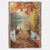 Couverture Arbres d'automne & lac avec canards (devant Vertical)
