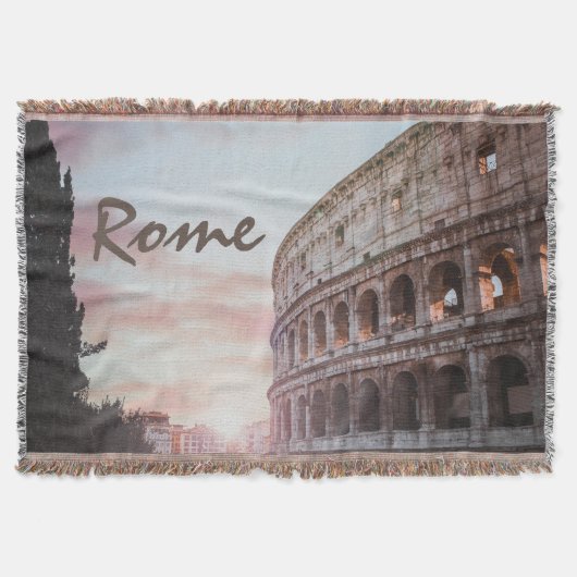 Couverture Architecture antique Rome coucher de soleil ville (Devant)