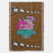 Couverture Arizona Blooming Cactus et Quail (devant Vertical)