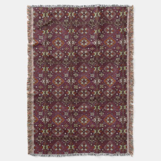 Couverture arménienne de jet d'art populaire (devant Vertical)