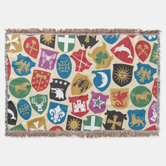 Couverture Armoiries : Arrière - plan héraldique. (Devant)