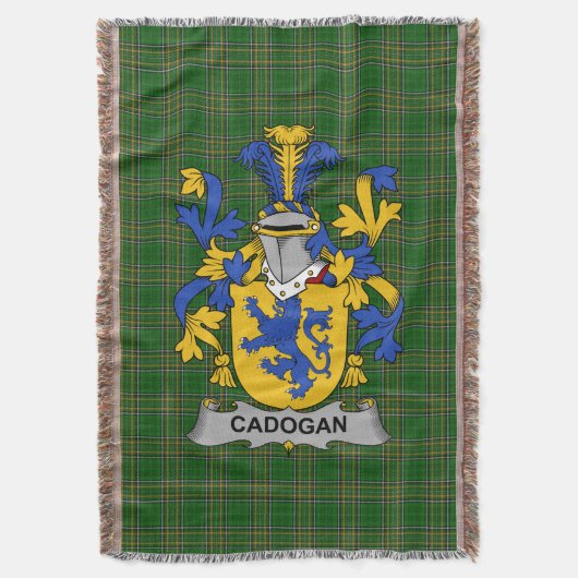 Couverture Armoiries de cadogan irlandais Famille Crest Irlan (devant Vertical)