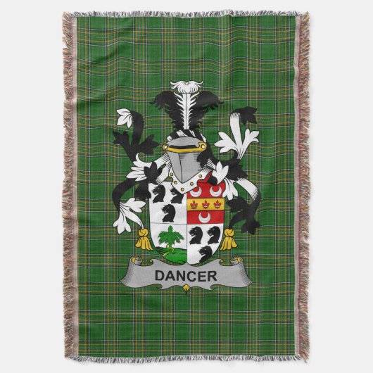 Couverture Armoiries de la danseuse irlandaise Famille Crest  (devant Vertical)