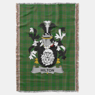 Couverture Armoiries de l'Irish Hilton Family Crest Irlande