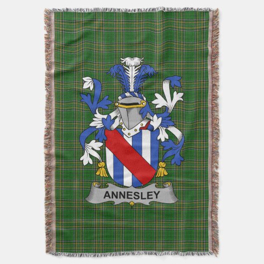 Couverture Armoiries de l'Irlande Annesley Family Crest Irlan (devant Vertical)