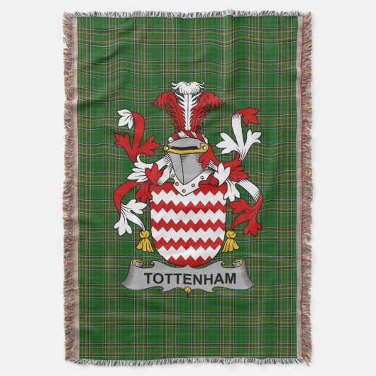 Couverture Armoiries de Tottenham Irlande Famille Crest Irlan (devant Vertical)