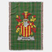 Couverture Armoiries d'Irlande Bindon Family Crest Irlande (devant Vertical)