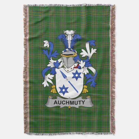 Couverture Armoiries d'Irlande d'Auchmuty Family Crest Irland (devant Vertical)