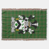 Couverture Armoiries d'Irlande en or Famille Crest Irlande (Devant)