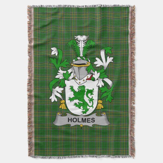 Couverture Armoiries d'Irlande Holmes Family Crest Irlande (devant Vertical)