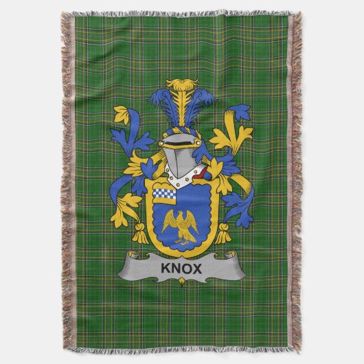 Couverture Armoiries d'Irlande Knox Family Crest Irlande (devant Vertical)