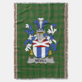 Couverture Armoiries d'Irlande Nevill ou Neville Crest de fam (devant Vertical)
