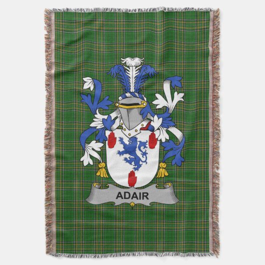 Couverture Armoiries irlandaises Adair Family Crest Irlande (devant Vertical)