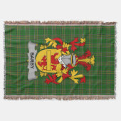 Couverture Armoiries irlandaises Barby Family Crest Irlande (Devant)