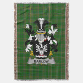 Couverture Armoiries irlandaises Barlow Family Crest Irlande (devant Vertical)