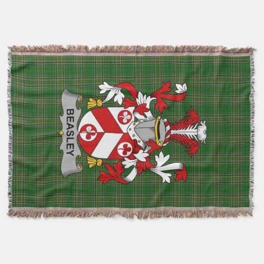 Couverture Armoiries irlandaises Beasley Family Crest Irlande (Devant)