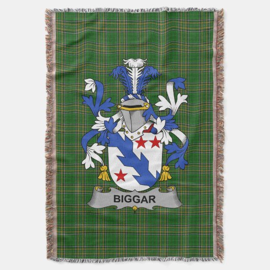 Couverture Armoiries irlandaises Biggar Family Crest Irlande (devant Vertical)