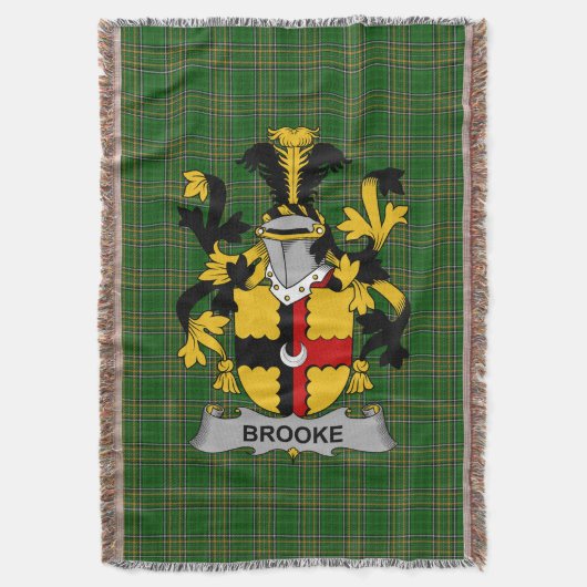 Couverture Armoiries irlandaises Brooke Family Crest Irlande (devant Vertical)