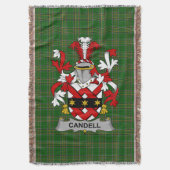 Couverture Armoiries irlandaises Candell Family Crest Irlande (devant Vertical)