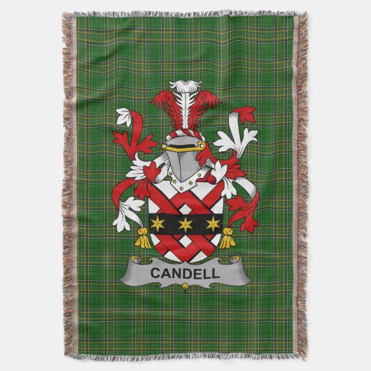 Couverture Armoiries irlandaises Candell Family Crest Irlande (devant Vertical)