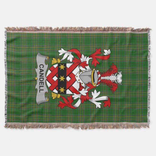 Couverture Armoiries irlandaises Candell Family Crest Irlande (Devant)