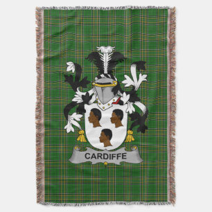 Couverture Armoiries irlandaises cardiffe Famille Crest Irlan