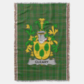 Couverture Armoiries irlandaises Clair ou O_Clery Coat of Arm (devant Vertical)