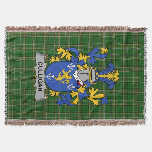 Couverture Armoiries irlandaises Culligan ou McColgan Family (Devant)