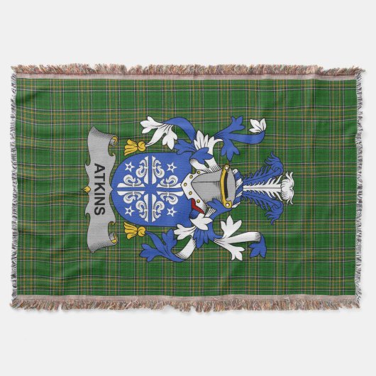 Couverture Armoiries irlandaises d'Atkins Famille Crest Irlan (Devant)