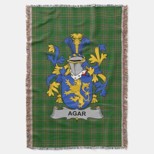 Couverture Armoiries irlandaises de Agar Family Crest Irlande (devant Vertical)
