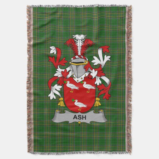 Couverture Armoiries irlandaises de Ash Crest de famille Irla (devant Vertical)