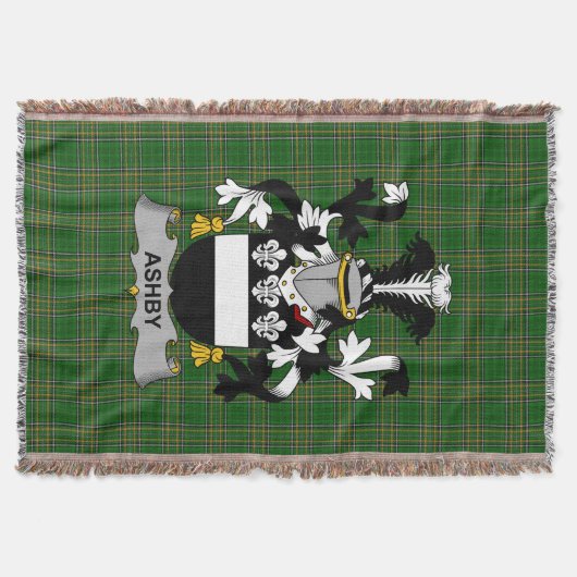 Couverture Armoiries irlandaises de Ashby Family Crest Irland (Devant)