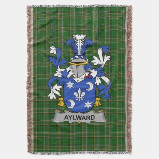 Couverture Armoiries irlandaises de Aylward Family Crest Irla (devant Vertical)