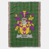 Couverture Armoiries irlandaises de Begg Family Crest Irlande (devant Vertical)