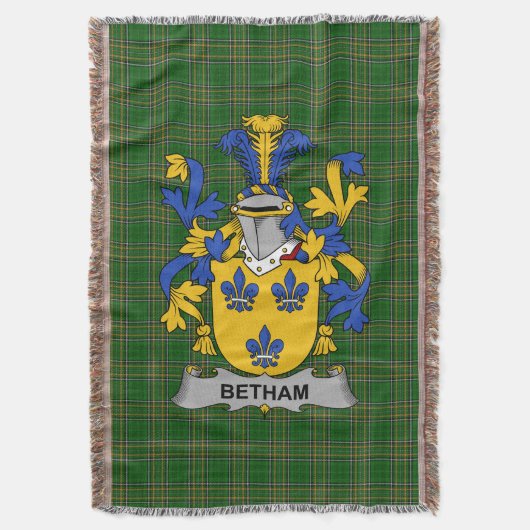 Couverture Armoiries irlandaises de Betham Family Crest Irlan (devant Vertical)